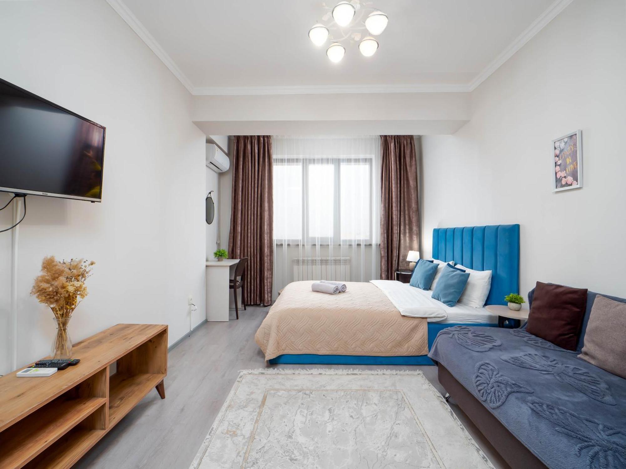 Appartments " Zhetysu-4" อัลมาตี ภายนอก รูปภาพ